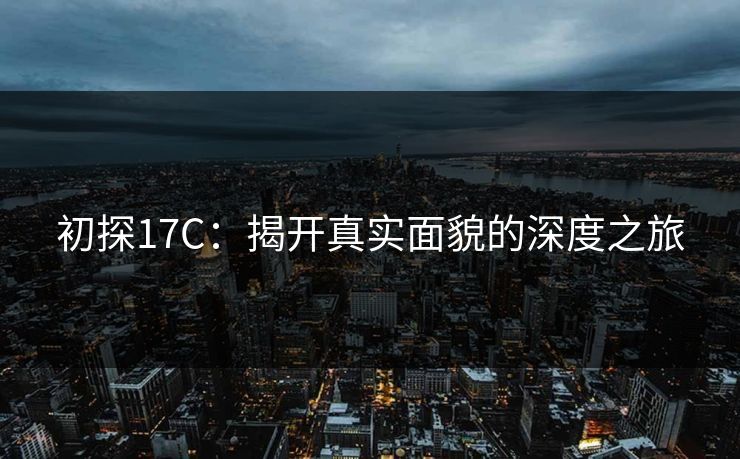 初探17C：揭开真实面貌的深度之旅