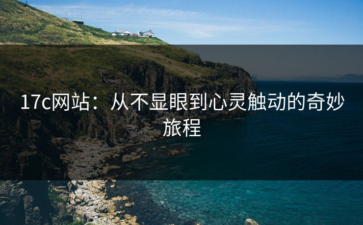 17c网站:从不显眼到心灵触动的奇妙旅程 17c网站:从不显眼到心灵触动的奇妙旅程